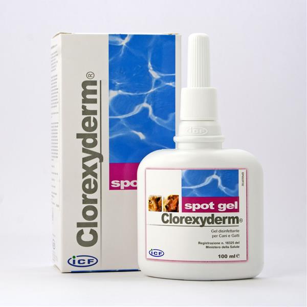 Clorexyderm spot gel antiseptický a čistiaci gel pre psy a mačky 100 ml