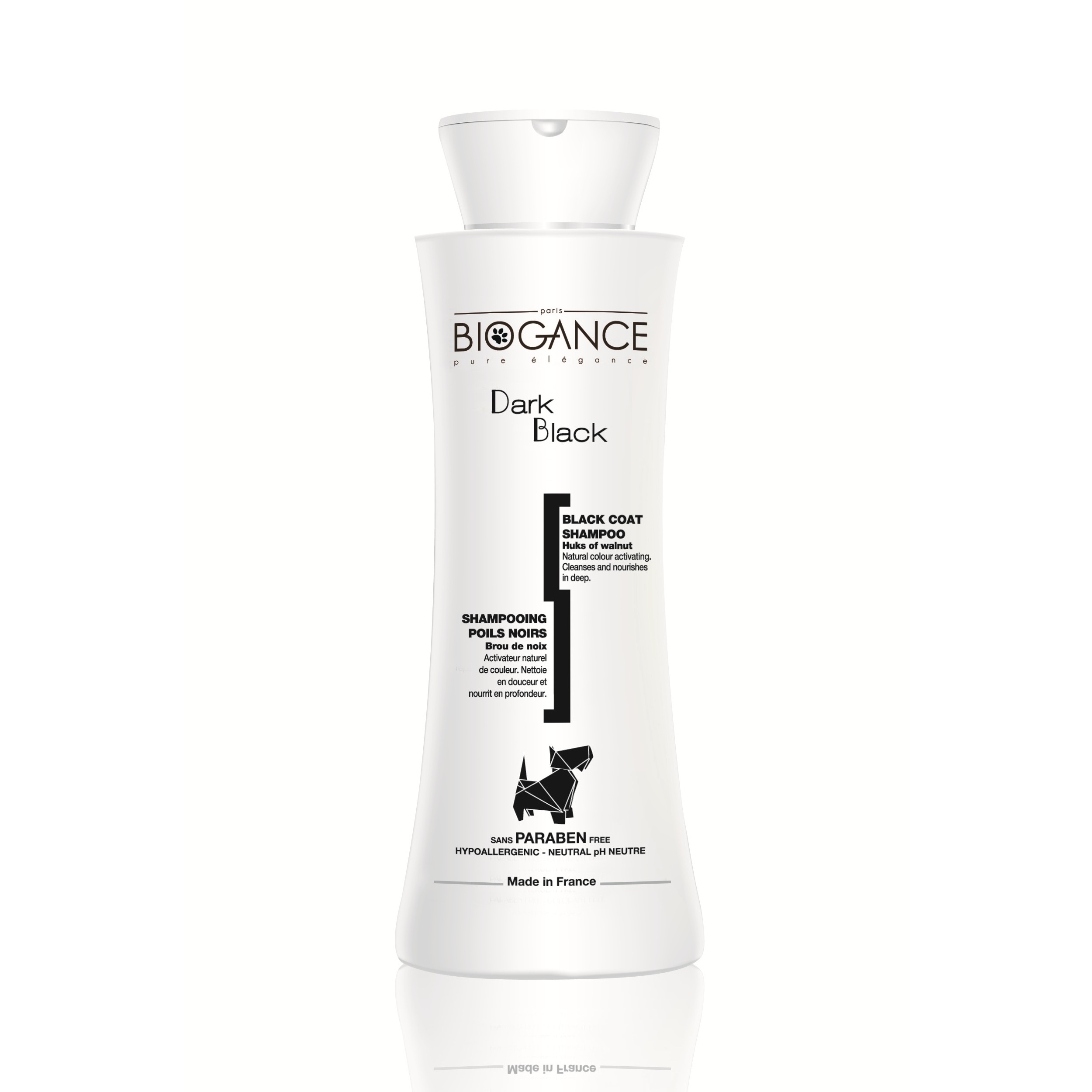 BIOGANCE Dark Black shampoo 250 ml (Šampón pre tmavé a čierne farby srsti)