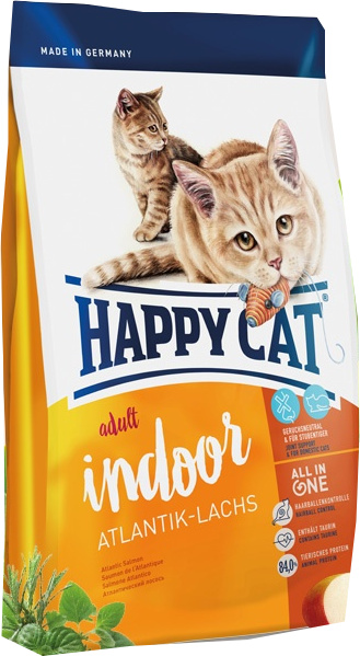 Happy Cat Indoor Atlantický losos 10 kg